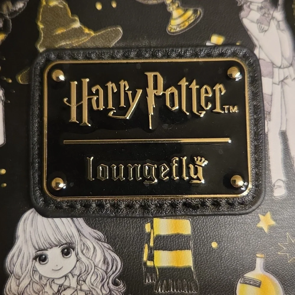 Loungefly Harry Potter Magical Elements Print Double Strap Shoulder Bag Purse - Picture 7 of 11